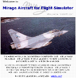 Excellent source for Mirage 2000 Flightsims
